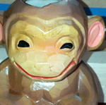 Porcelain tabletop monkey decorative new