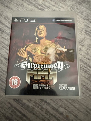 Supremacy MMA PS3 game used, good condition