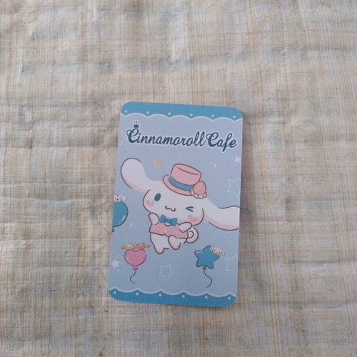 Sanrio Pochacco Handmade Keychain white turquoise