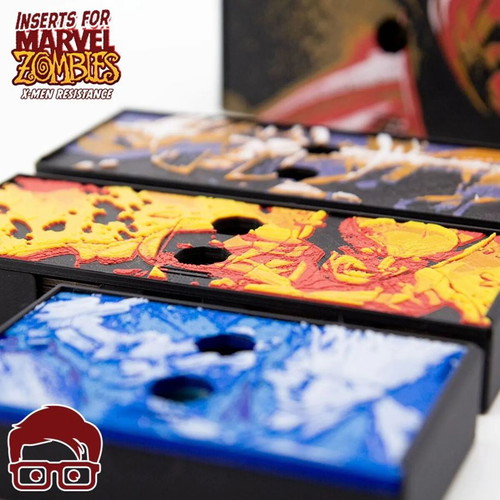 Zombicide Marvel X-Men Resistance Board Game Organizer new