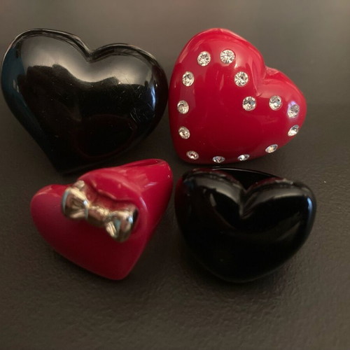 Heart ring set like new