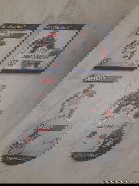 Sony playstation 2 ( ps2 ) NBA 2009 live 09 και NBA 2K8 2008 πληρες μαζι πακετο και τα 2
