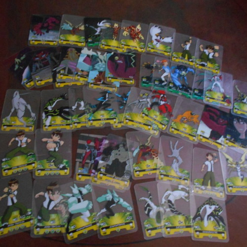 Ben 48 single plastic cards used 9x6.5cm