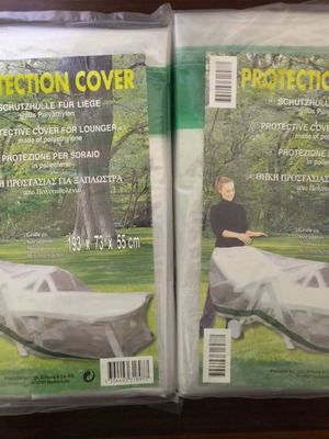 Protection covers new for loungers, set of 2