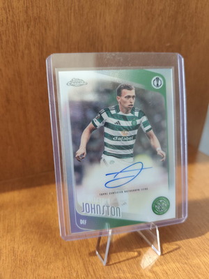 Topps Chrome Alistair Johnston Celtic FC Auto Autograph Refractor κάρτα σαν καινούργιο