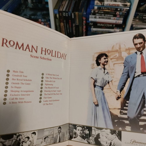 Roman Holiday DVD with Greek subtitles, Audrey Hepburn, Gregory Peck