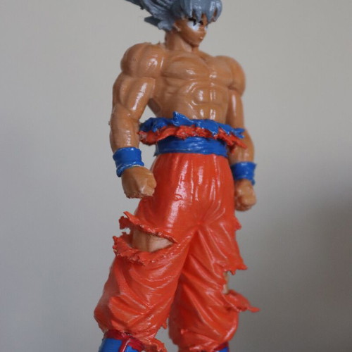 Goku Dragon Ball 3D printed figure like new, PLA eco-friendly filament