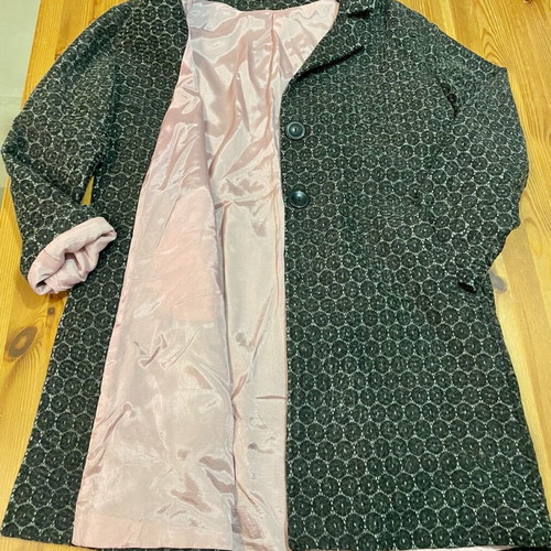Anastasio Young women's coat like new, black and grey, L/XL
