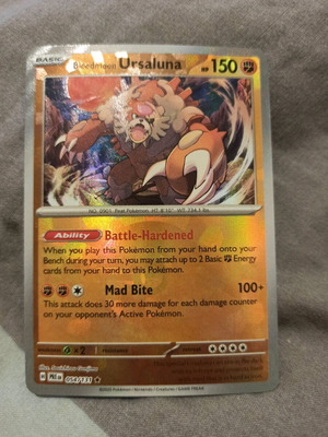 Bloodmoon Ursaluna Pokeball holo 054/131 near mint from Prismatic Evolutions set