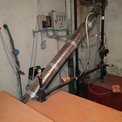 Ferroli pellet burner used with excellent efficiency