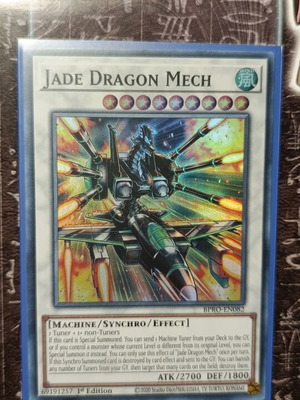 Jade Dragon Mech card like new with Ultra Pro sleeve