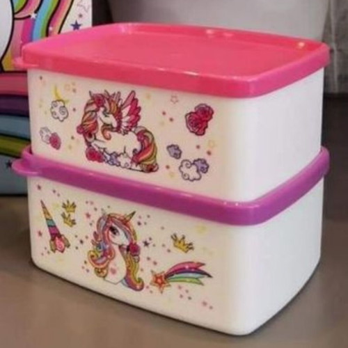 Unicorn Tupperware set 400 ml new airtight containers