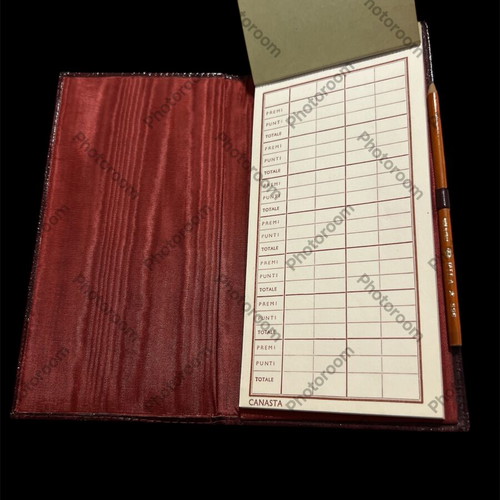 Canasta notebook set luxurious like new