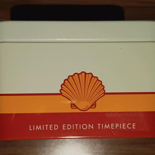 Collectible metal Shell box new for 90 years in Greece