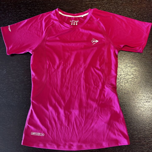 Dunlop Aerocool sports t-shirt, fuchsia, size M
