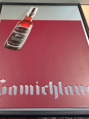 Samichlaus beer promotional mirror like new