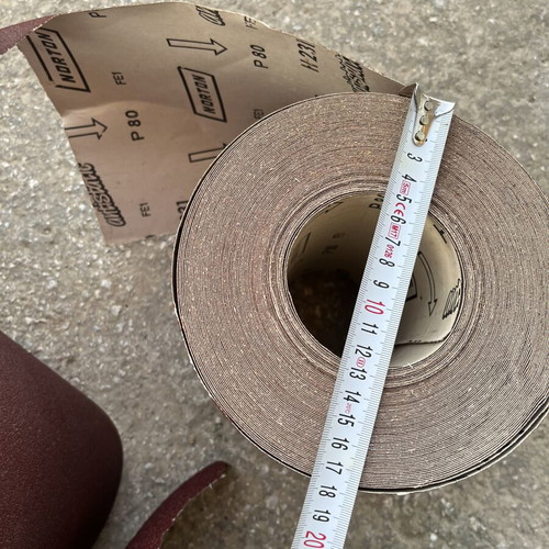 P80 Sandpaper Like New, Whole Roll