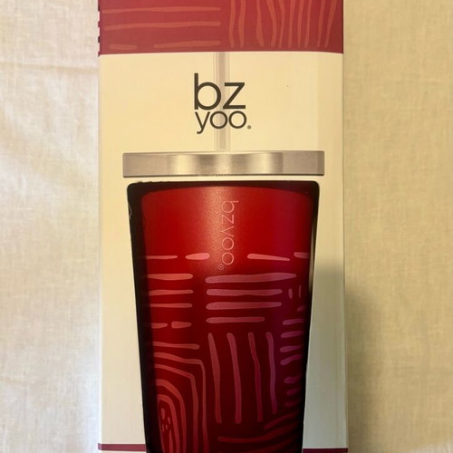 Bzyoo 550ml Tribal Red Thermal Tumbler new