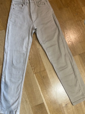 Stradivarius Mom Slim Women's Jeans like new, light beige, XS