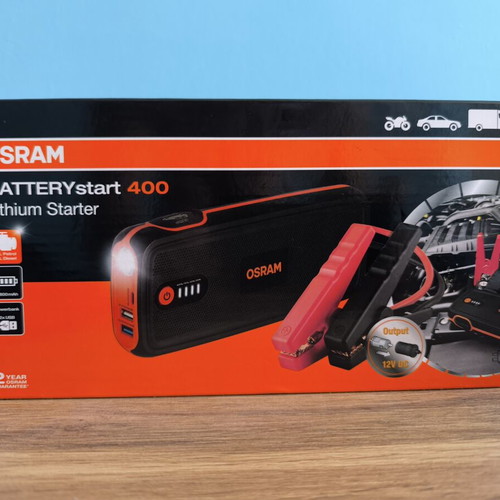 Osram BATTERYstart 400 jump starter new, 16800mAh, 400-2000A