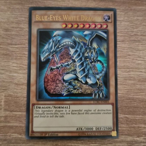 Blue eyes dragon 1st edition new, super rare foil