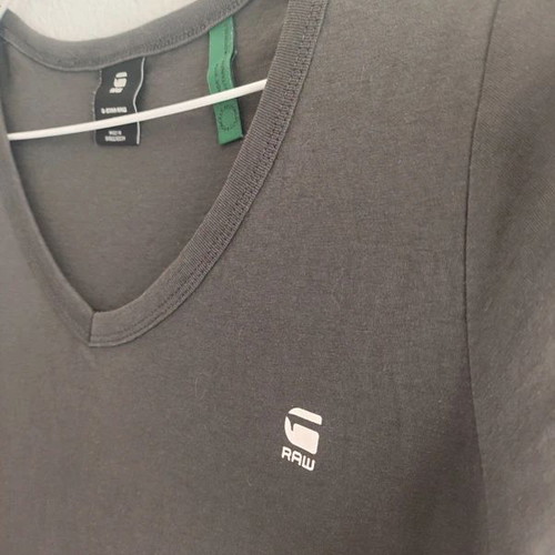G-Star Raw women's t-shirt size S like new, 100% cotton khaki-brown