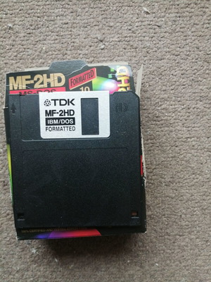 TDK MF-2HD MS-DOS