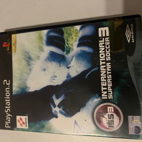 Pro Evolution Soccer 3 and ISS3 used, case and manual bundle