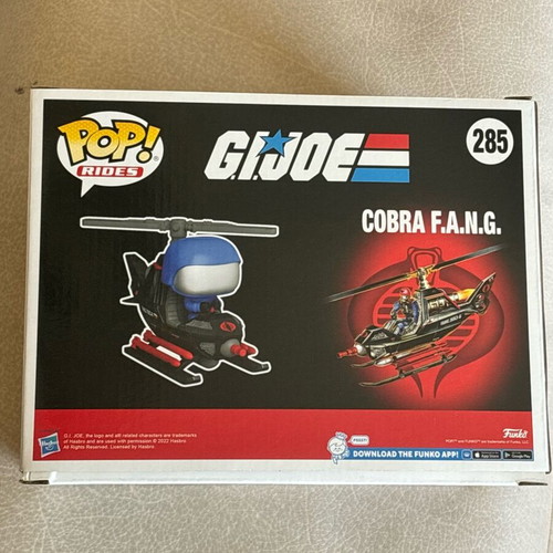 Funko Pop Cobra Commander with Helicopter new