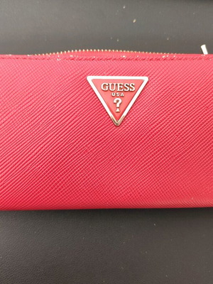 Guess wallet used, red