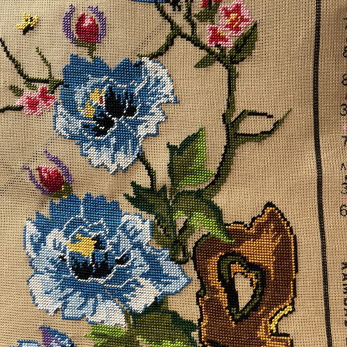 Handmade textile painting like new