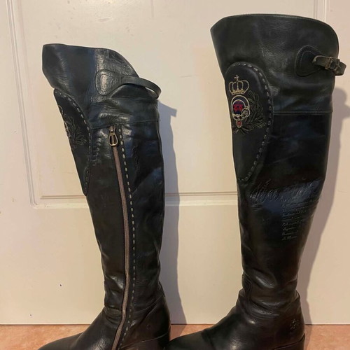La Martina Over-the-Knee Leather Riding Boots Size 38 used