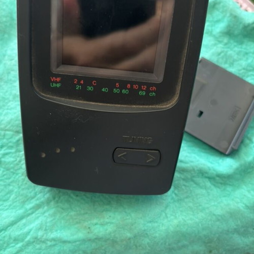 Citizen LCD radio TV used, portable device needs repair