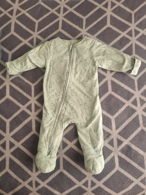 Mothercare unisex sleeping bag with zipper and sleeves 3-6 months 2.5 tog used