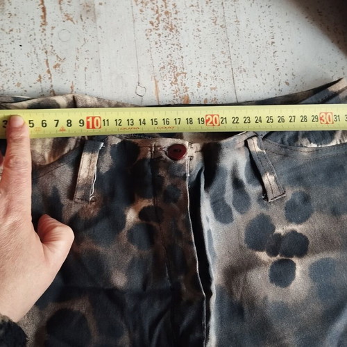 Pants abstract pattern like new, multicolored, size S