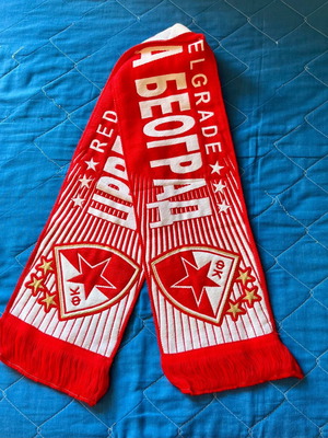 Red Star Belgrade scarf new, authentic