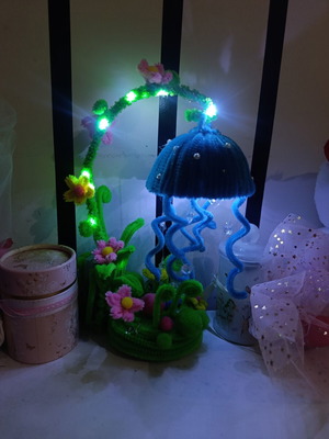 Handmade Medusa table lamp