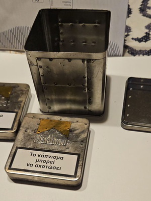 Marlboro Metal Anniversary Boxes like new with packaging case