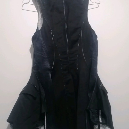 High vest like new, blue fabric combination