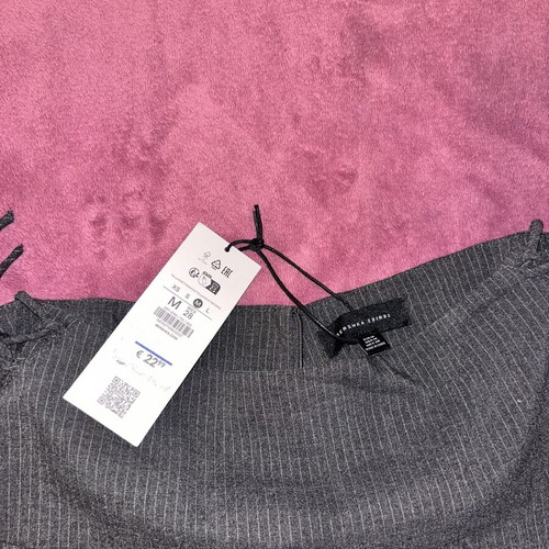 Bershka skirt new, size M 38 10, black and gray