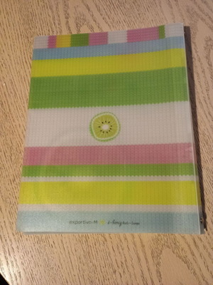 Folder for transparencies used