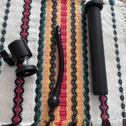 Ring, headphones, and tripod like new set