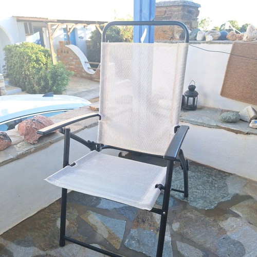 Folding veranda beach armchair like new