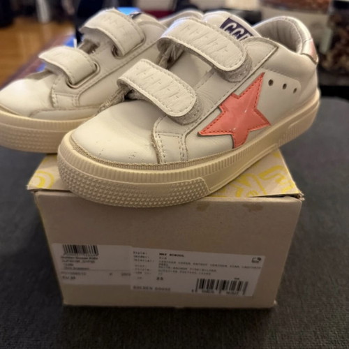 Golden Goose shoes like new, size 25, white athletic