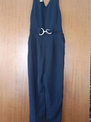 Mango jumpsuit blue, like new, size medium