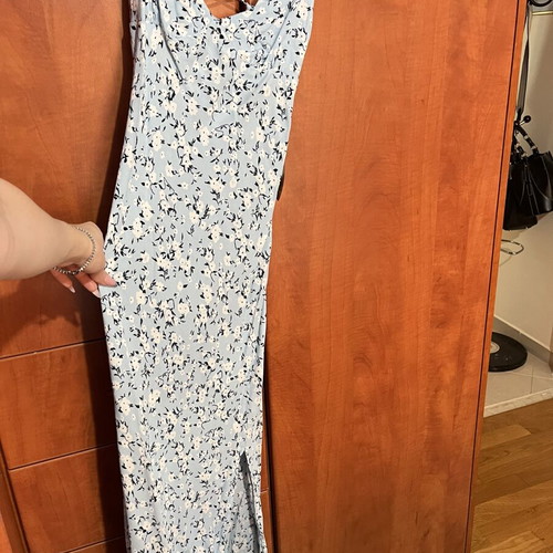 Long summer dress like new, Bershka, size S