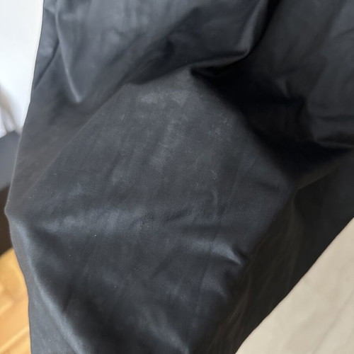 Leather dress slim fit, like new, black, size XS