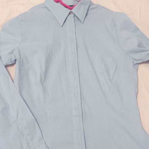 Oltre Blue Striped Shirt Refurbished, Size S