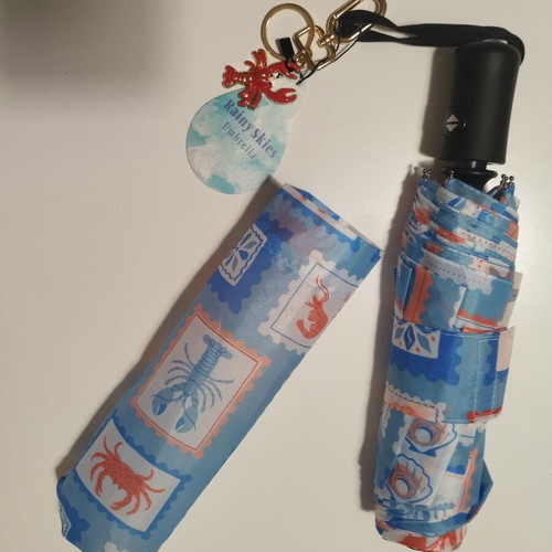 Beach Design Umbrella with Key Chain new