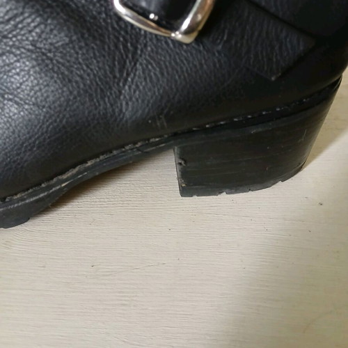 Miista black ankle lace up boots used, size 40, leather